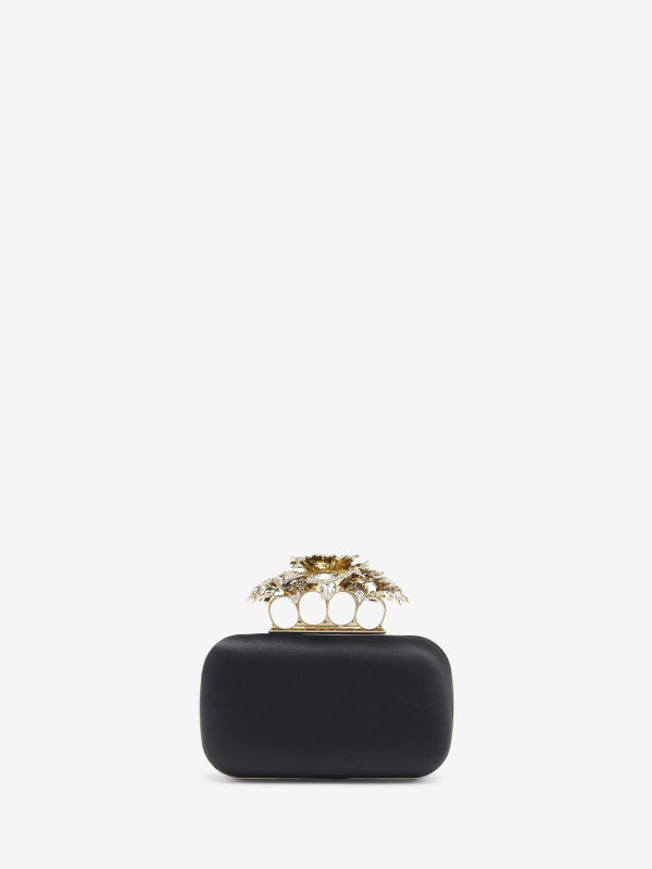 ALEXANDER MCQUEEN - Carnation Knuckle Clutch - Item 8456481HBC31000